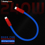 "Color Block Chubby" Power Bank Friendly Cable