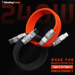 "MagiConnect" 240W Classic Magnetic Retractable Charging Cable