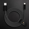 "Black Chubby" 240W Charging Cable With Color Connectors - Black
