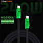 "Anodized Pro" 240W Reflective Shine Charge Cable (C+Lightning)