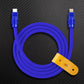 "Anodized" 240W Reflective Shine Charge Cable C+Lightning