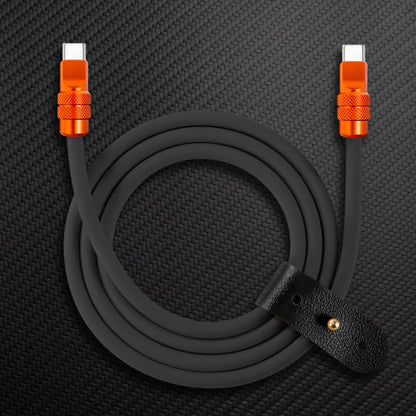 "Anodized Pro" 240W Reflective Shine Charge Cable C+Lightning