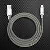 "Braided Chubby" 240W Fast Charging Cable - Grey