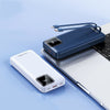 "Chubby" 22.5W 30000mAh Power Bank With Built-In Cord - Navy blue 2