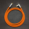 "Chubby" 90° Elbow Design Fast Charge Cable - Orange
