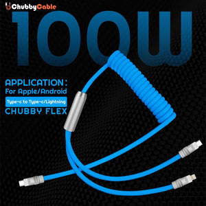 "Chubby Flex" 2 In 1 Spring Fast Charging Cable