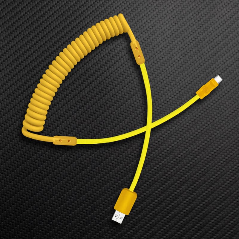 "Chubby Flex" Silicone Braided Solid Color Fast Charging Cable