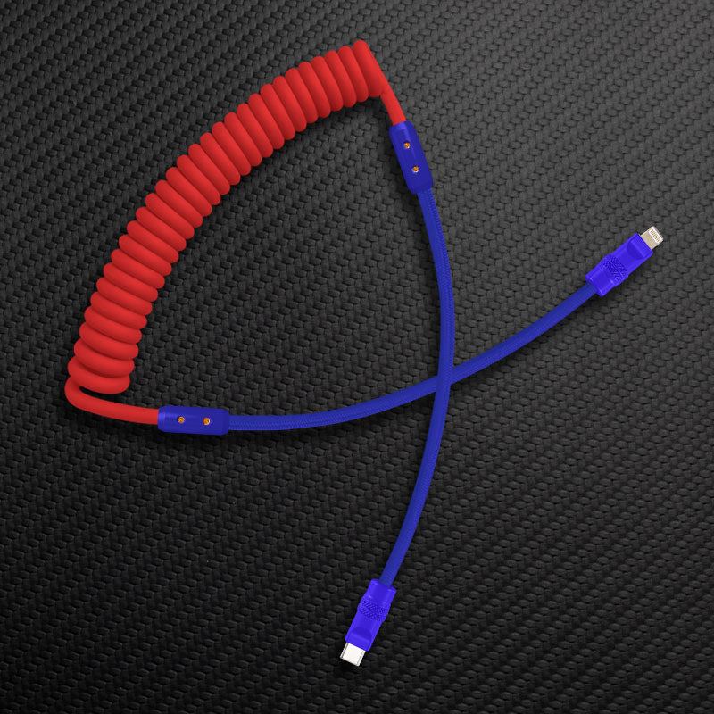 "Chubby Mood" Silicone Braided Fast Charging Cable #711