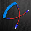 "Chubby Mood" Silicone Braided Fast Charging Cable #831 - Color 4