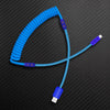 "Chubby Mood" Silicone Braided Fast Charging Cable #831 - Color 3