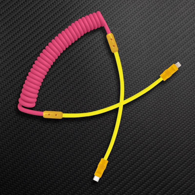 "Chubby Mood" Silicone Braided Fast Charging Cable #711