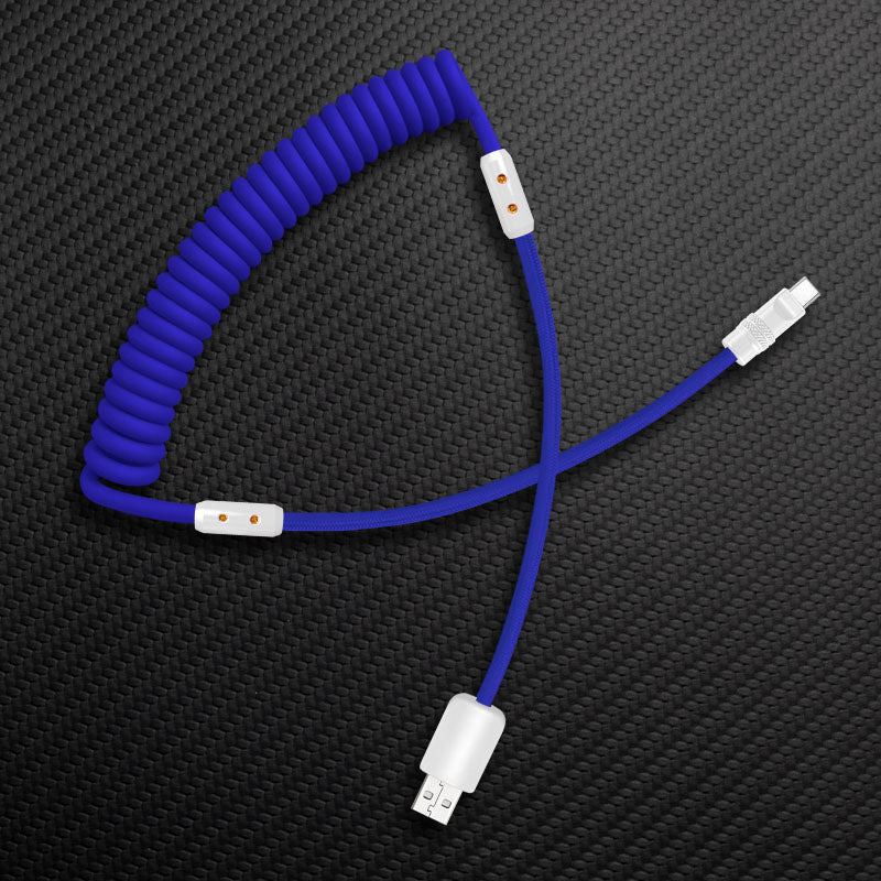 "Chubby Mood" Silicone Braided Fast Charging Cable #369