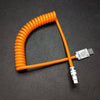 "Chubby" Spring Fast Charge Cable - Orange