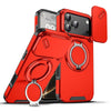 ChubbyArmor 2.0 - Military-Grade Shockproof Magnetic Case with Camera Slide & 360° Kickstand Ring - Red