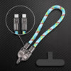ChubbyCable Hook-Power Pro – Anti-Theft Hang & Twist-to-Charge 240W - Blue
