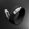 ChubbyCable MagSnap Neon- Magnetic 240W Easy-Pack Charge Cable - Black