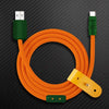 "Color Block Chubby" Specially Customized ChubbyCable - Orange+Dark Green