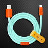 "Color Block Chubby" Specially Customized ChubbyCable - Light Blue+Orange