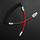"Colorblock Chubby" Spring Braided Silicone Charge Cable