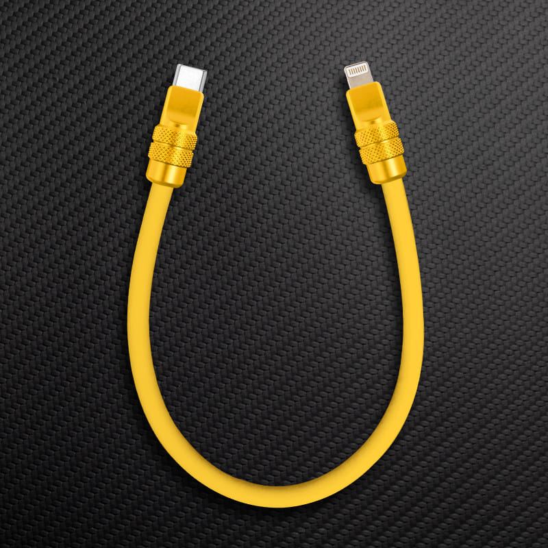 "Cute Anodized" Power Bank Friendly Cable C+Lightning