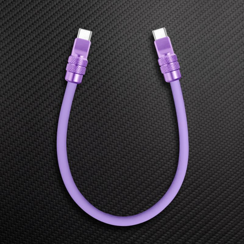 "Cute Anodized" Power Bank Friendly Cable C+Lightning