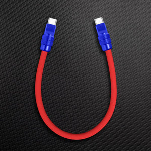 "Cute Anodized" Power Bank Friendly Cable C+Lightning