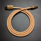 "Desert Titanium" Luxury Gold Charging Cable for iPhone 16 ProMax