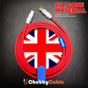 United Kingdom Flag Chubby - Specially Customized ChubbyCable - Red+White+Blue
