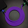 "Flex Charge" 240W GlowFlow C-C Charging Cable - Purple