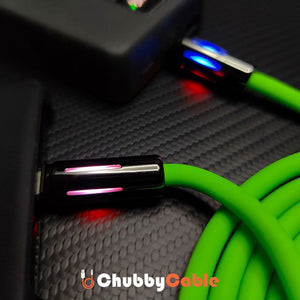 "Flex Charge" 240W GlowFlow C-C Charging Cable