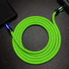 "Flex Charge" 240W GlowFlow C-C Charging Cable - Green