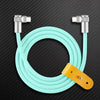 "FlexElbow Pro" 90° Design 240W Fast Charge Cable - Light Blue