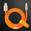 "Golden Chubby" Custom Gilded Fast Charge Cable - Orange