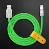 "Mecha Chubby" 240W Fast Charging Cable - 16 Vibrant Colors & Usb-C Only - Green