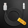 "Mecha Chubby" 240W Fast Charging Cable - 16 Vibrant Colors & Usb-C Only - Black