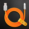 "Mecha Chubby" 240W Fast Charging Cable - 16 Vibrant Colors & Usb-C Only - Orange