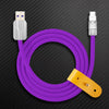 "Mecha Chubby" 240W Fast Charging Cable - 16 Vibrant Colors & Usb-C Only - Purple