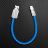"Mecha Chubby" - Power Bank Friendly Cable - Blue