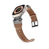 Mechanical Style Sport Silicone Band for Apple Watch - Brown