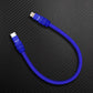 "Monochrome Chubby" Power Bank Friendly Cable - Silicone Material