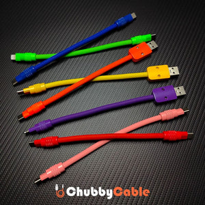 "Monochrome Chubby" Power Bank Friendly Cable - Silicone Material（副本）