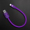 "Monochrome Chubby" Power Bank Friendly Cable - Silicone Material - Purple