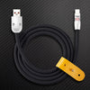 "Smile Chubby" 100W Fast Charge Cable With RGB Glow - Black