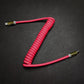 "Neon Chubby" Spring Charge Cable With Gold-plated Design