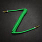 "Neon Chubby" Spring Charge Cable With Gold-plated Design
