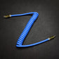 "Neon Chubby" Spring Charge Cable With Gold-plated Design