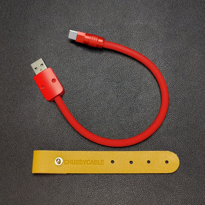 "Monochrome Chubby" Power Bank Friendly Cable - Silicone Material