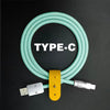 "Rainbow Chubby" Colorful Chubby Cable - Green