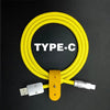 "Rainbow Chubby" Colorful Chubby Cable - Yellow