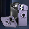 Shockproof Protective Case With Invisible Bracket - Purple